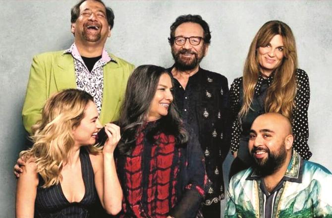 Shikhar Kapur along with others associated with his film